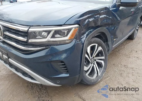 2021 Volkswagen Atlas 3.6L V6 Sel Premium from USA, damaged, VIN 1V2TR2CA2MC588585